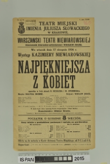 NAJPIĘKNIEJSZA Z KOBIET