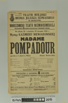 MADAME POMPADOUR