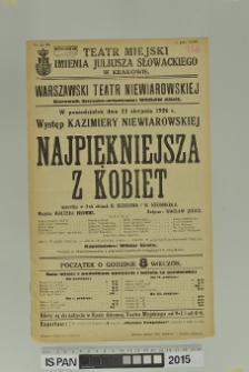 NAJPIĘKNIEJSZA Z KOBIET