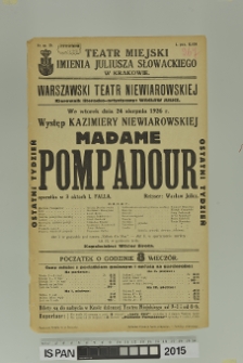 MADAME POMPADOUR