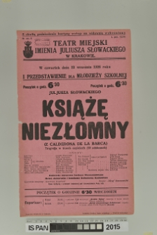 KSIĄŻĘ NIEZŁOMNY