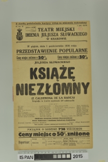 KSIĄŻĘ NIEZŁOMNY