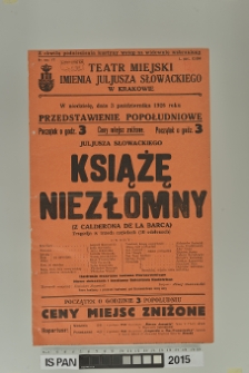 KSIĄŻĘ NIEZŁOMNY