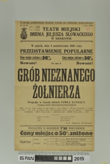 GRÓB NIEZNANEGO ŻOŁNIERZA