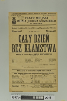 CAŁY DZIEŃ BEZ KŁAMSTWA