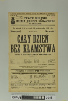 CAŁY DZIEŃ BEZ KŁAMSTWA