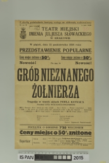 GRÓB NIEZNANEGO ŻOŁNIERZA