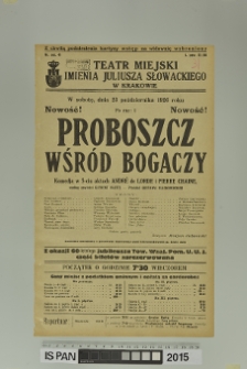 PROBOSZCZ WŚRÓD BOGACZY