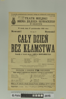 CAŁY DZIEŃ BEZ KŁAMSTWA