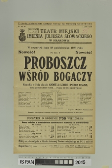 PROBOSZCZ WŚRÓD BOGACZY