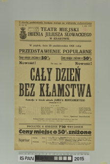 CAŁY DZIEŃ BEZ KŁAMSTWA