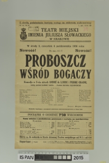 PROBOSZCZ WŚRÓD BOGACZY