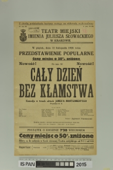 CAŁY DZIEŃ BEZ KŁAMSTWA