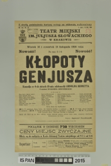 KŁOPOTY GENJUSZA (Kłopoty geniusza)