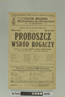 PROBOSZCZ WŚRÓD BOGACZY