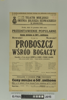 PROBOSZCZ WŚRÓD BOGACZY