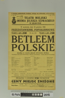 BETLEEM POLSKIE