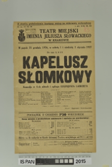 KAPELUSZ SŁOMKOWY