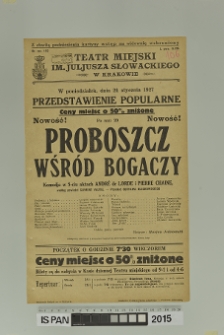 PROBOSZCZ WŚR&Oacute;D BOGACZY