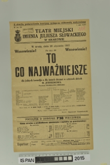 TO CO NAJWAŻNIEJSZE