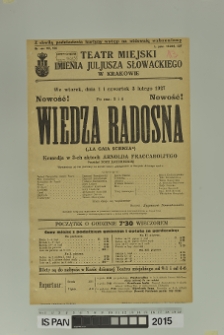 WIEDZA RADOSNA (La Gaia scienza)