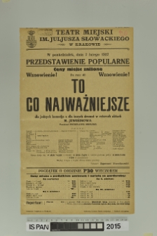 TO CO NAJWAŻNIEJSZE