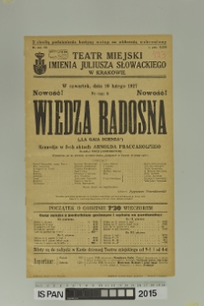 WIEDZA RADOSNA (La Gaia scienza)