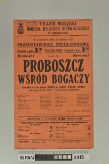 PROBOSZCZ WŚRÓD BOGACZY