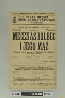 MECENAS BOLBEC I JEGO MĄŻ