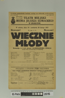 WIECZNIE MŁODY