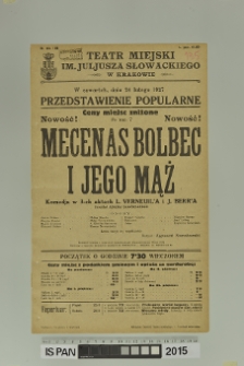 MECENAS BOLBEC I JEGO MĄŻ