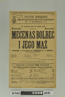 MECENAS BOLBEC I JEGO MĄŻ