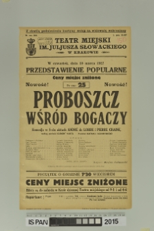 PROBOSZCZ WŚRÓD BOGACZY