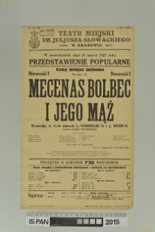 MECENAS BOLBEC I JEGO MĄŻ