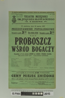 PROBOSZCZ WŚRÓD BOGACZY