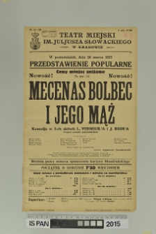 MECENAS BOLBEC I JEGO MĄŻ