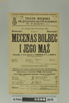 MECENAS BOLBEC I JEGO MĄŻ