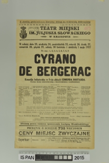 CYRANO DE BERGERAC