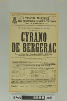 CYRANO DE BERGERAC