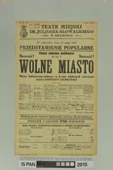 WOLNE MIASTO