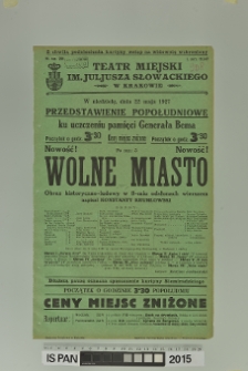 WOLNE MIASTO