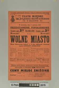 WOLNE MIASTO
