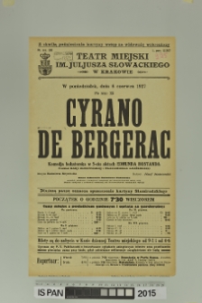CYRANO DE BERGERAC