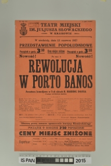 REWOLUCJA W PORTO BANOS