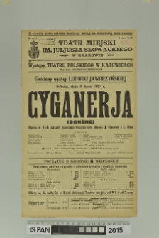 CYGANERJA (Bohéme)