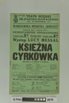 KSIĘŻNA CYRKÓWKA