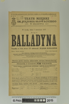 BALLADYNA