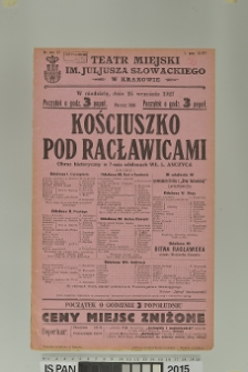 KOŚCIUSZKO POD RACŁAWICAMI