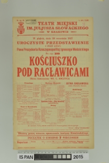 KOŚCIUSZKO POD RACŁAWICAMI