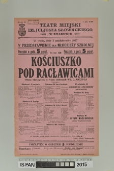 KOŚCIUSZKO POD RACŁAWICAMI